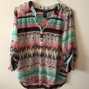 About a girl Los Angeles top size L